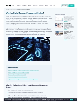 Digital Document Management System