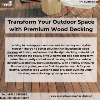 Why Wood Decking is the Go-To Choice for Eco-Conscious Homeowners