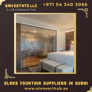 Glass Fountain Suppliers In Dubai - ☎  971 54 340 3066