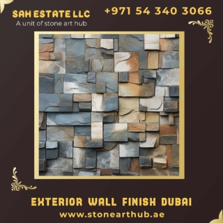 Exterior Wall Finish Dubai - ☎  971 54 340 3066