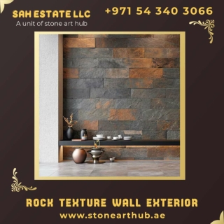 Rock Texture Wall Exterior - ☎  971 54 340 3066