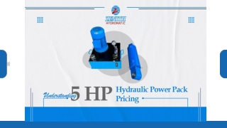Understanding 5 HP Hydraulic Power Pack Pricing