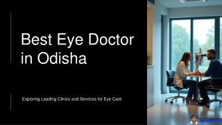 Top Eye Clinics & Specialists in Odisha Excellence in Vision Care and Patient-Centered Treatment