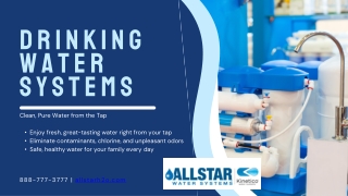 Drinking Water Systems San Diego CA