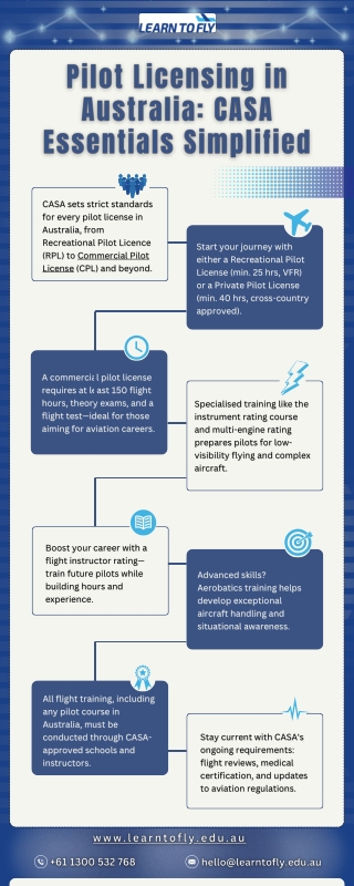Pilot Licensing in Australia: CASA Essentials Simplified