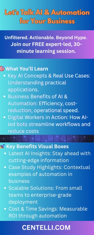 AI & Automation Solutions- Centelli