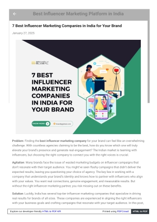 7 Best Influencer Marketing Companies in India for Your Brand