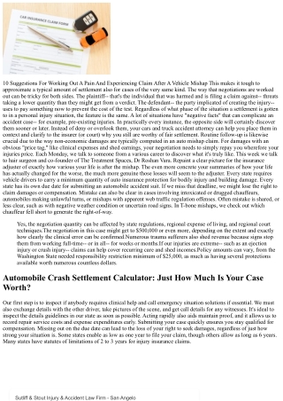 Personal Injury Settlement Amounts Examples 2025 Guide