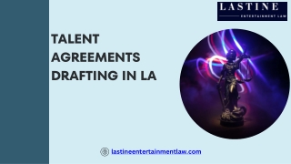 Discover Expert Talent Agreements Drafting in Los Angeles