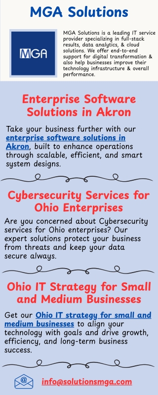 Enterprise Software Solutions in Akron