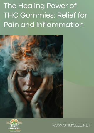 The Healing Power of THC Gummies Relief for Pain and Inflammation