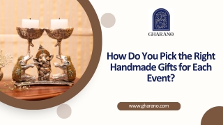 How Do You Pick the Right Handmade Gifts for Each Event?