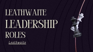 Top Executive & Tech Talent by Leathwaite Global Search