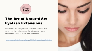 Enhance Your Beauty with a Natural Set of Eyelash Extensions | Lady Lash