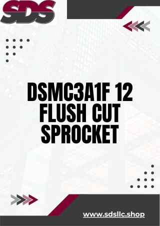 Buy DSMC3A1F 12 Flush Cut Sprocket Online