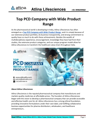 Top PCD Company with Wide Product Range
