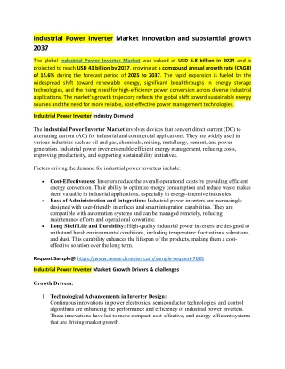 Industrial Power Inverter Market