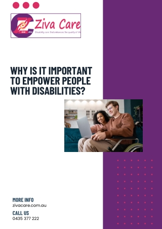 Why Is It Important To Empower People With Disabilities?