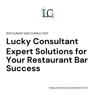 Comprehensive Insights by Resturant Bar Consultant – Elevate Your Bar Business