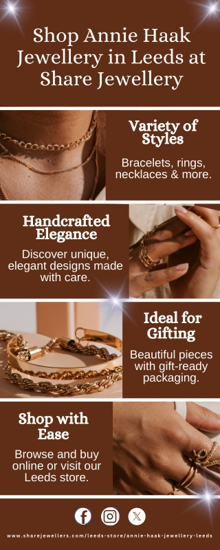 Shop Annie Haak Jewellery in Leeds at Share Jewellery