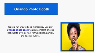 Orlando Photo Booth