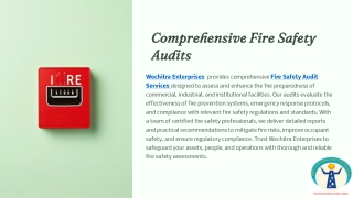 Comprehensive Fire Safety Audits