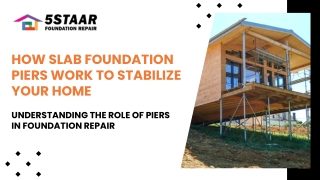 How Slab Foundation Piers Work to Stabilize Your Home