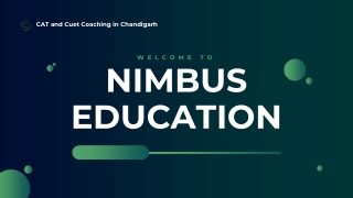 CAT And CUET Coaching in Chandigarh from Nimbus Education