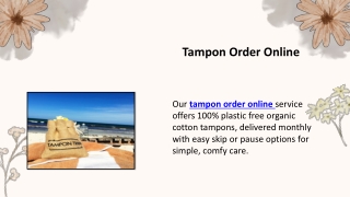 Tampon Order Online