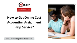 How to Get Online Cost Accounting Assignment Help Service?