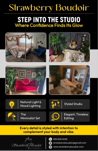 Strawberry Boudoir: A Studio Designed to Celebrate You