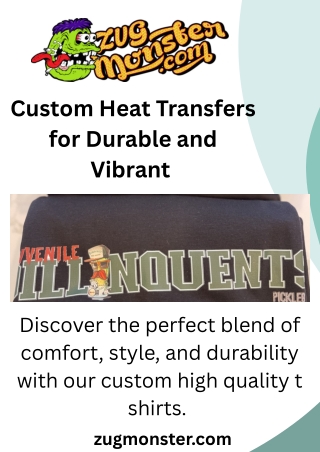 Premium Custom High Quality T-Shirts for Every Occasion