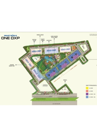 Smart World One DXP Sector 113 Gurgaon site plan pdf