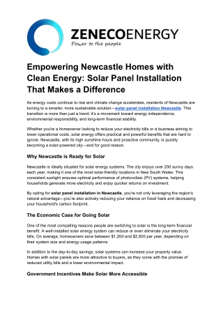 What’s New in Solar Battery Tech for Newcastle Residents (1)