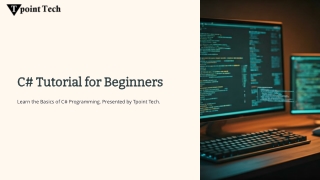 C# Tutorial-for-Beginners