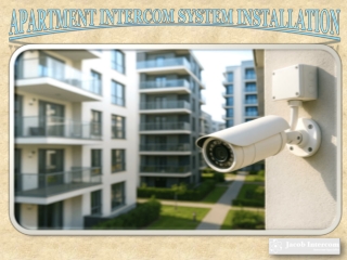 Apartment Intercom System Installation