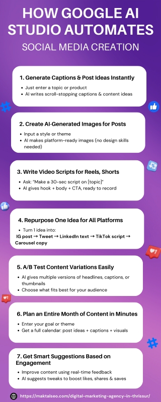 7 Smart Ways Google AI Studio Can Automate Your Social Media