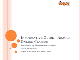 Abacus Online Classes - Mastermind Abacus