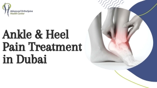 ankle heel pain treatment dubai