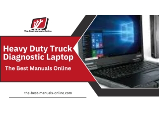 Heavy Duty Truck Diagnostic Laptop - the-best-manuals-online.com