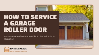 How to Service a Garage Roller Door