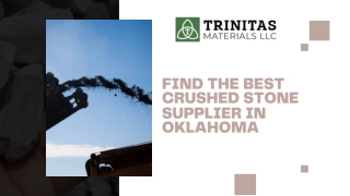 Find the best Crushed Stone Supplier in Oklahoma