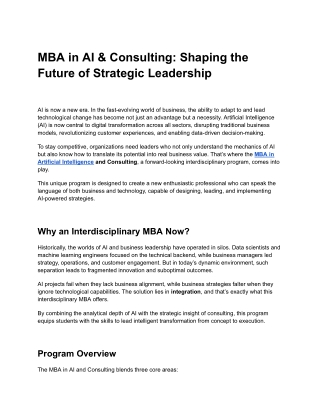 MBA in AI & Consulting_ Shaping the Future of Strategic Leadership