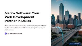 Dallas Digital Architects: Building High-Impact Web Solutions for Growth