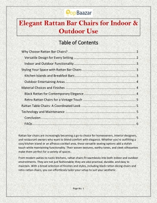 Elegant Rattan Bar Chairs for Indoor and Outdoor Use