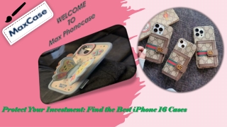 Protect Your Investment: Find the Best iPhone 16 Cases
