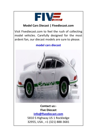 Model Cars Diecast Fivediecast.com