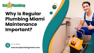 Why Is Regular Plumbing Miami Maintenance Important