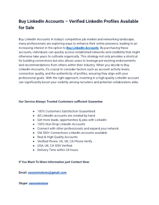 Essential 00.9 Tips on How to Buy LinkedIn Accounts in 2025