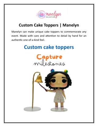 Custom Cake Toppers